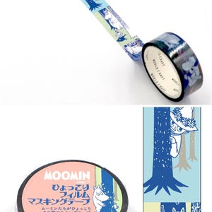Moomin Masking Tapes, 18 Designs Available - Washi, PET Film, PE cloth | Moomin Sticker Stationery Journals Planner Scrapbooking G