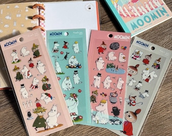 Moomin Characters Stickers for Craft, Decoration Stickers for Moomin Fans, PVC Stickers (Season 1)