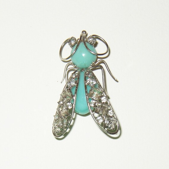 Vintage jewelry brooch by Roget in silver flower wedding brooch Sale half price with free shipping in USA