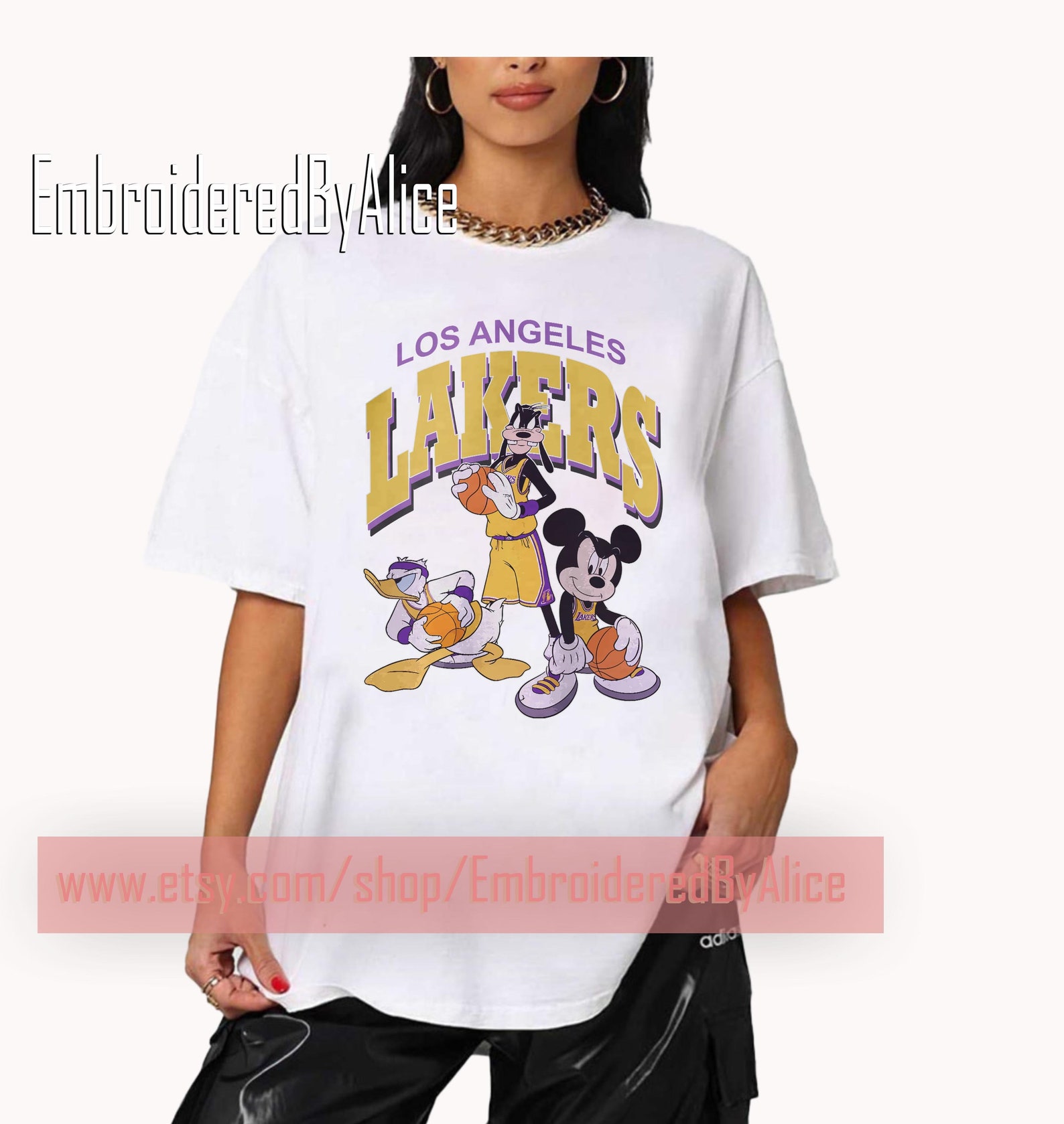 Los Angeles Lakers Shirt Junk Food Shirt Lakers Mickey - Etsy