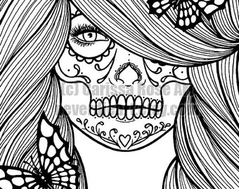 Digital Download Print Your Own Coloring Book Outline Page Etsy