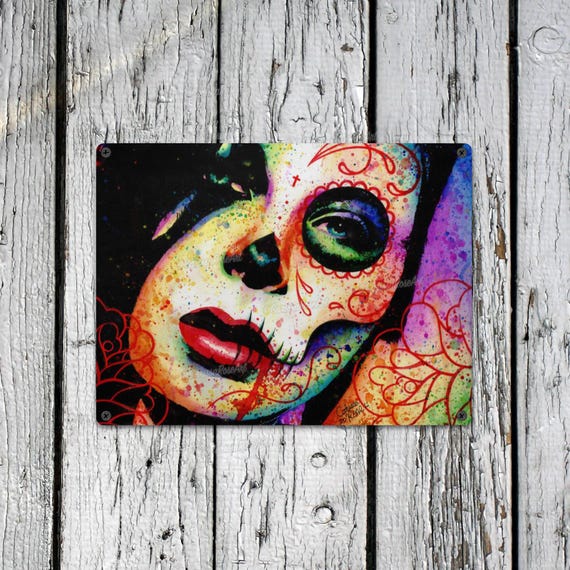 Rainbow Day of the Dead Skull Tapestries Rainbow Day of the Dead Skull Tapestries