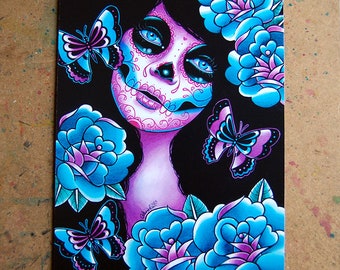 SPAFFORD PRINT The Postman space funk concert music poster Arizona desert spaffnerds screen print limited edition day of the dead