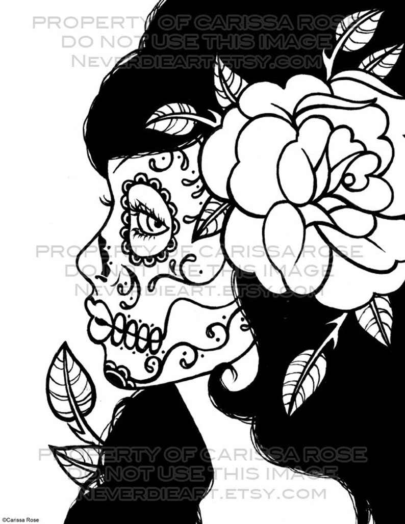 Digital Download Print Your Own Coloring Book Outline Page Etsy