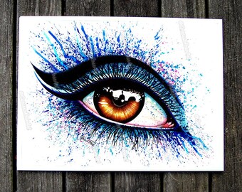 Art Print | Eye II | Poster | Tapestry | Metal Print | Colorful