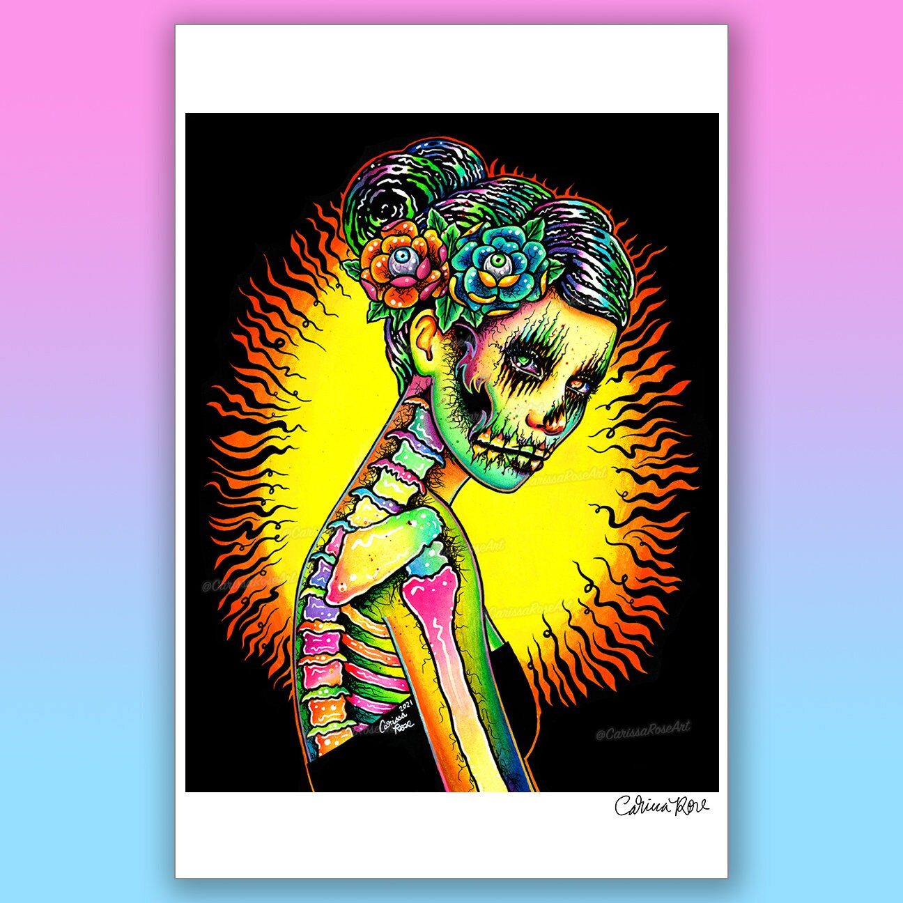 絵画 concept from life Art Print | Electrocity III | Poster | Tapestry | Metal