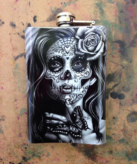 8oz Serenity Stainless Steel Flask 8oz Serenity Stainless Steel Flask