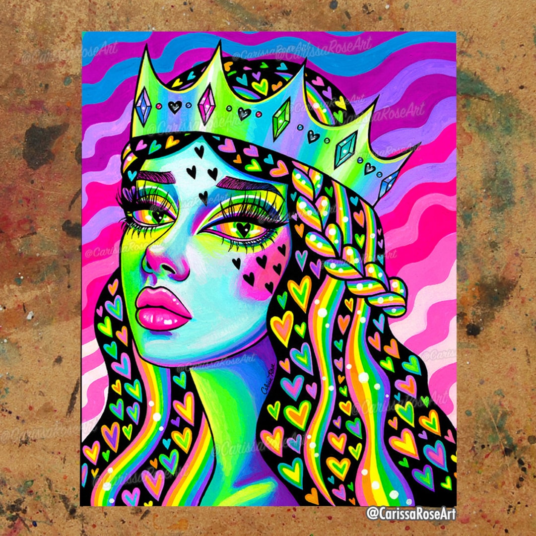 Queen of Her Own World | Art Print | Poster | Tapestry | Metal