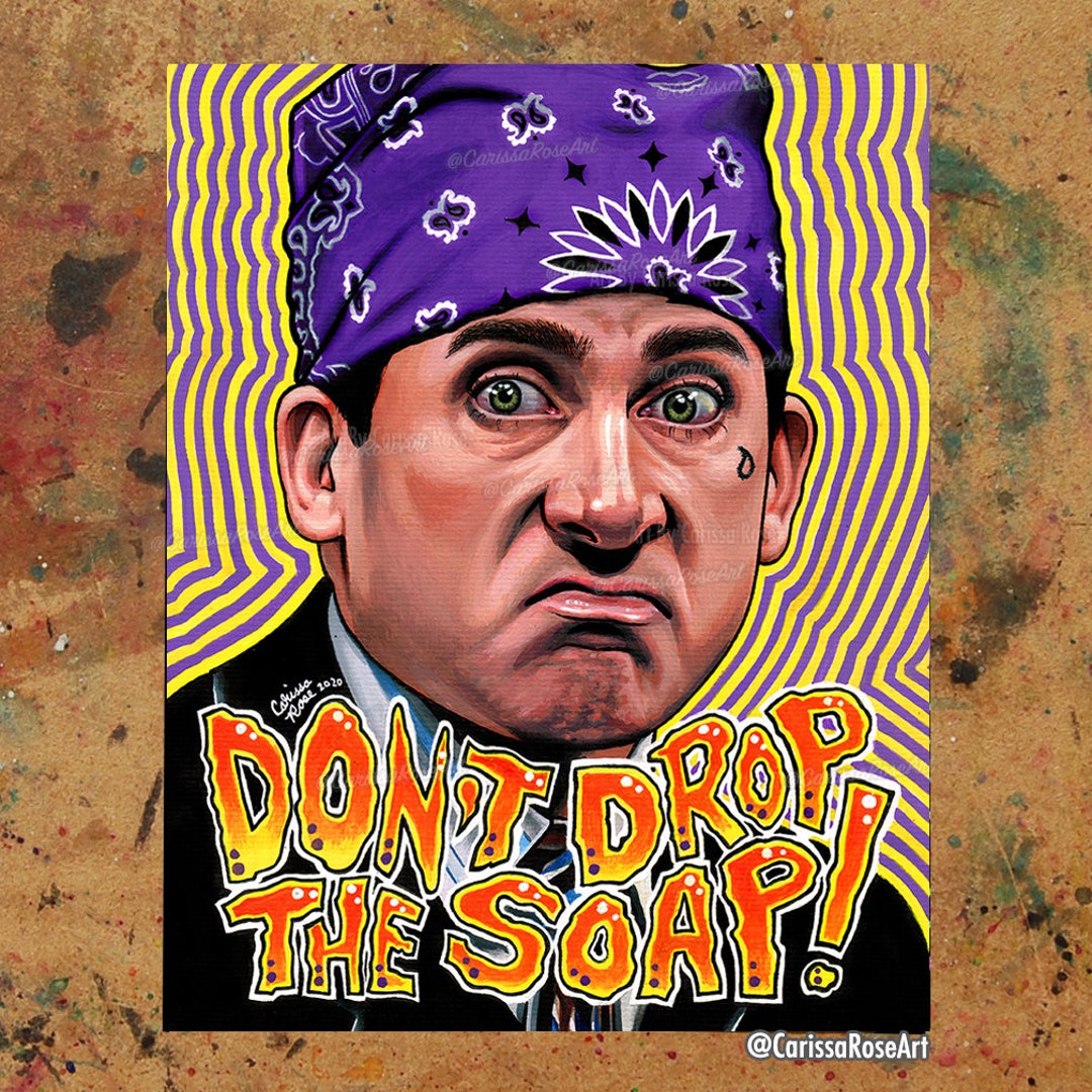 Don't Drop the Soap Limited Edition the Office Michael Etsy