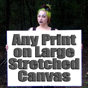 You Choose Any Print on Large Stretched Canvas | 16x20 inches | 20x30 inches |  24x30 inches