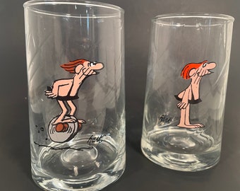 Arby's Ice Age glasses