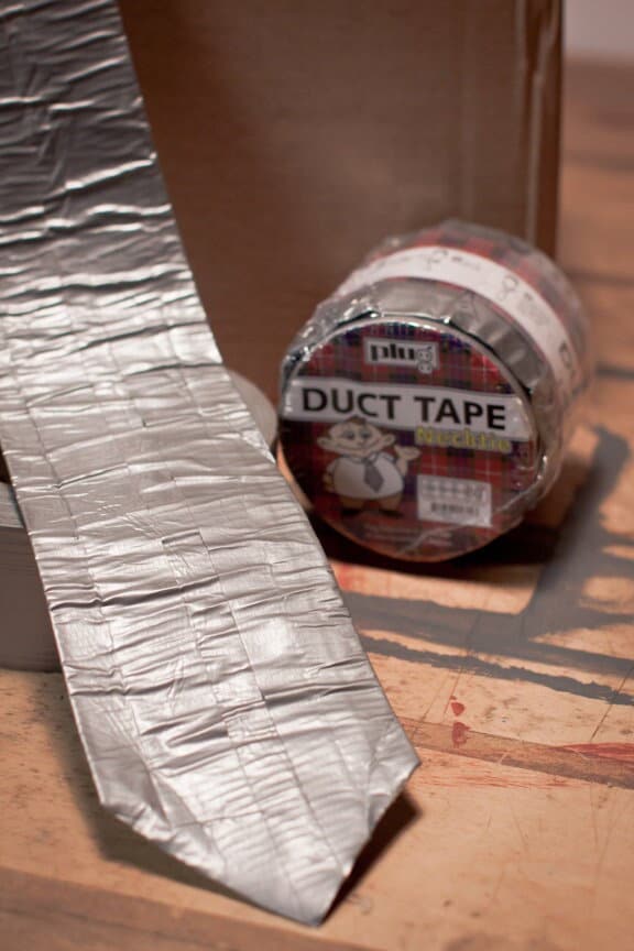 duct tape neck tie