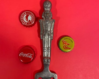 Godinger silver plated Nutcracker bottle opener