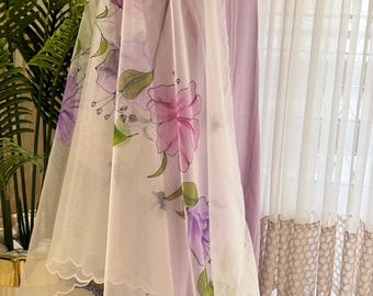 organza dupatta (wrap)