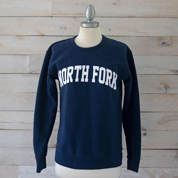 Women's Early 2000s Vintage North Fork Logo Sweatshirt