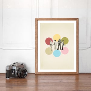 Princess Leia, Luke Skywalker, Han Solo, Chewbacca Mid Century Poster, Star Wars Wall art Printable, Start Wars Poster, Instant Download