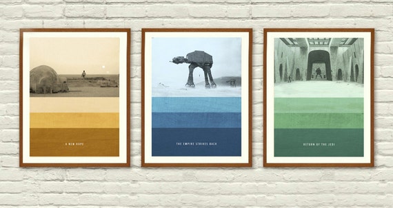 Star Wars Midcentury Modern Poster Pack - Original Trilogy – Sandgrain  Studio