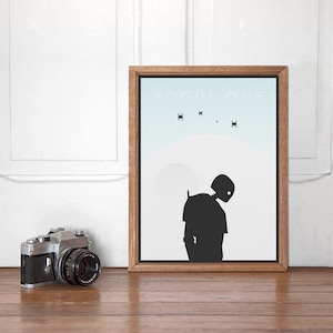 Rogue One Minimalist, Star Wars Wall art Printable, Start Wars Poster, Nursery Decor, Superhero Bedroom, Instant Download