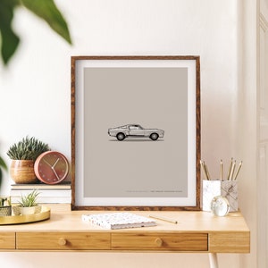 1967 Shelby Mustang GT500, Gone in 60 Seconds Wall art Printable, Movie Car Poster, Nursery Decor, Car Bedroom, Instant Download