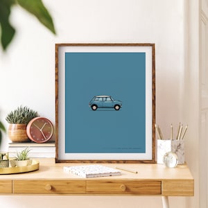 Mini Cooper, Italian Job Wall art Printable, Movie Car Poster, Nursery Decor, Car Bedroom, Instant Download