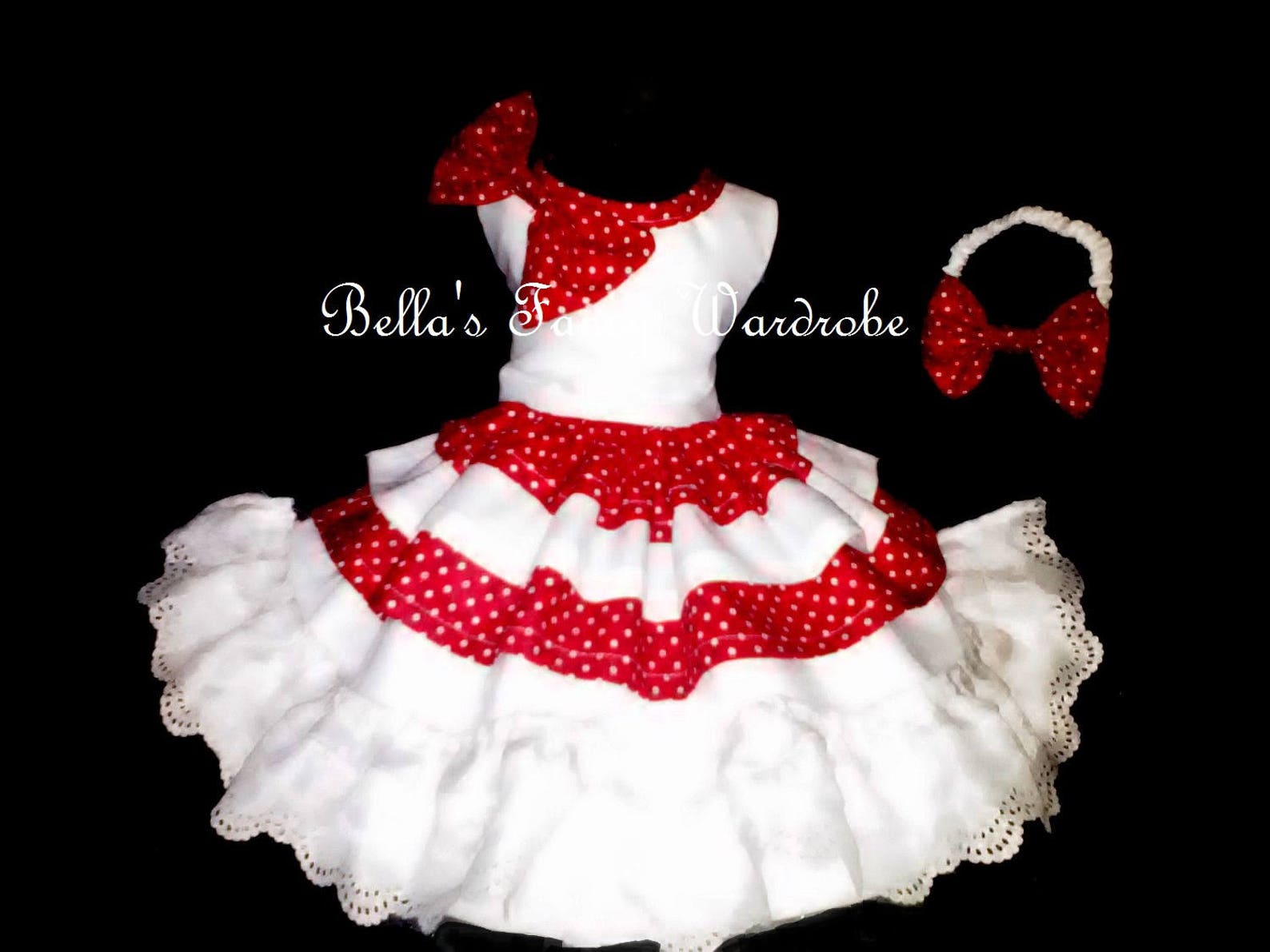 Red Dog Dress Dog Party Dress Dog Christmas Dress White Dog Etsy