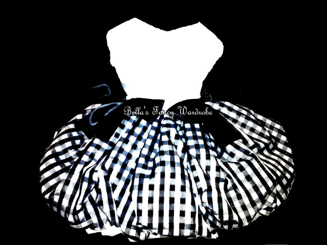 Black and White Dog Dress White Dog Dress Black Dog Dress Etsy