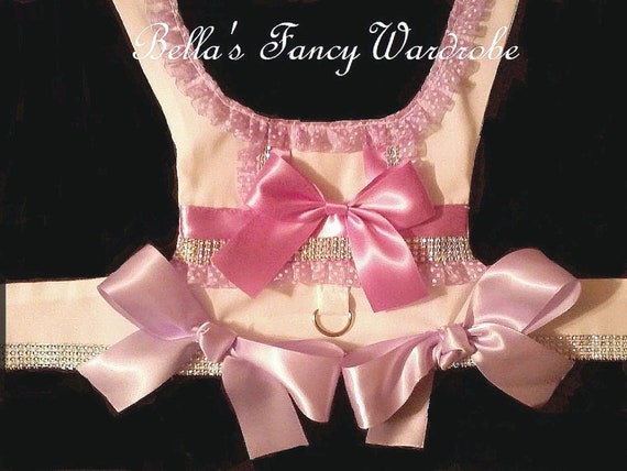 Laced Girly Dog Harness Vest: Custom Fit