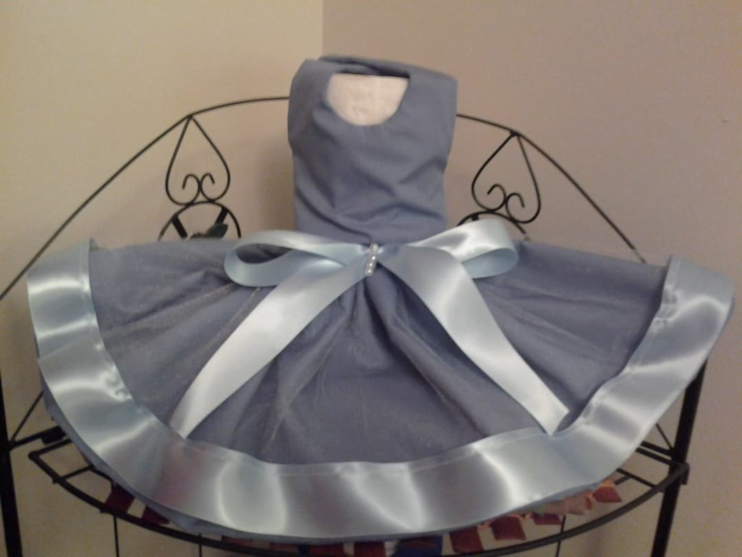 Powder Blue Dog Dress, Dog Dresses, Dog Dress, Dog Clothes, Clothes for