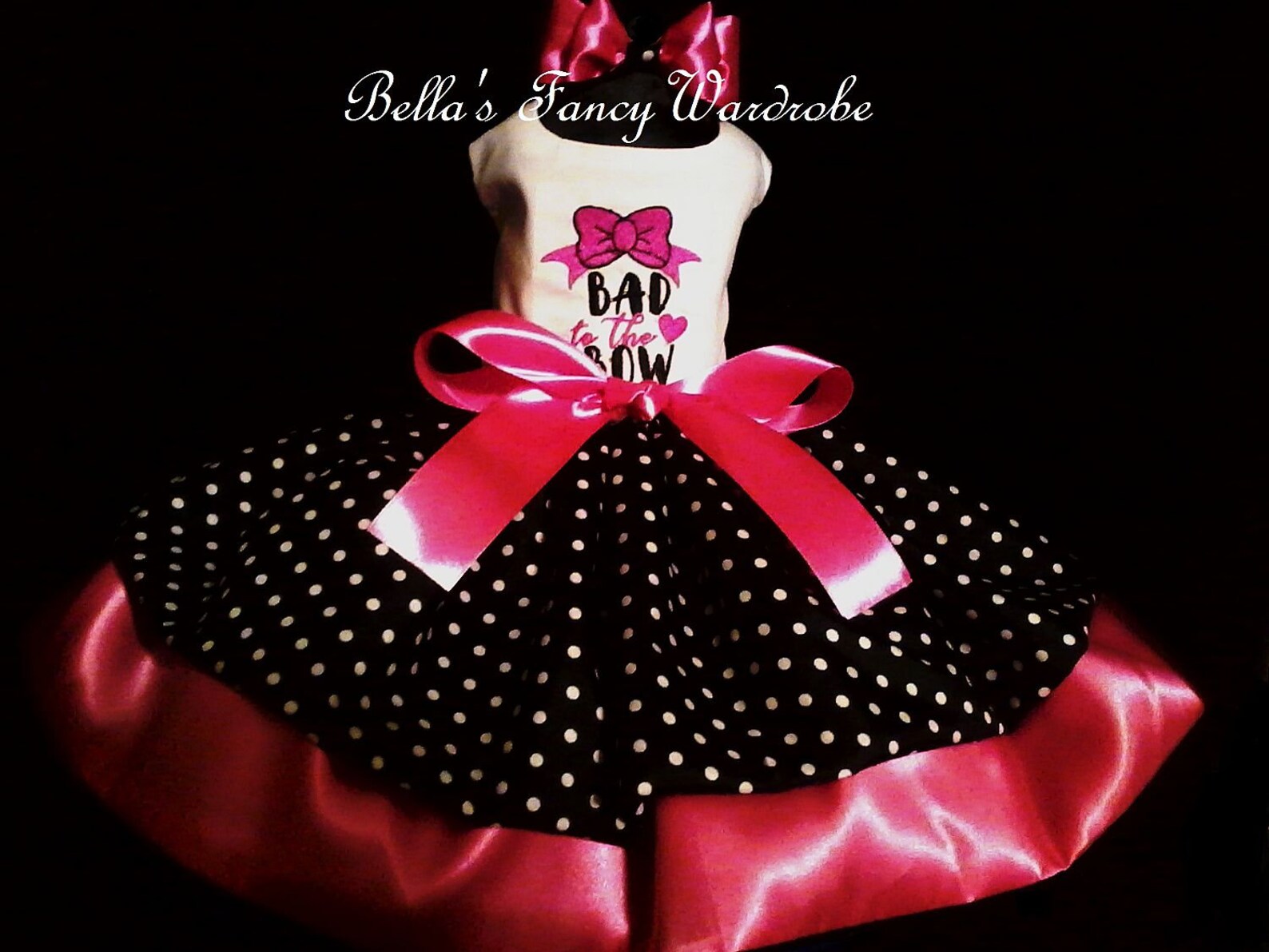 Pink Dog Dress Black and White Dog Dress Dog Dress Black Etsy