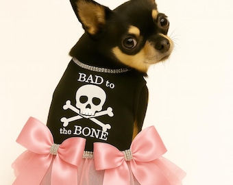 Bad to the Bone Skull & Crossbones Harness Vest