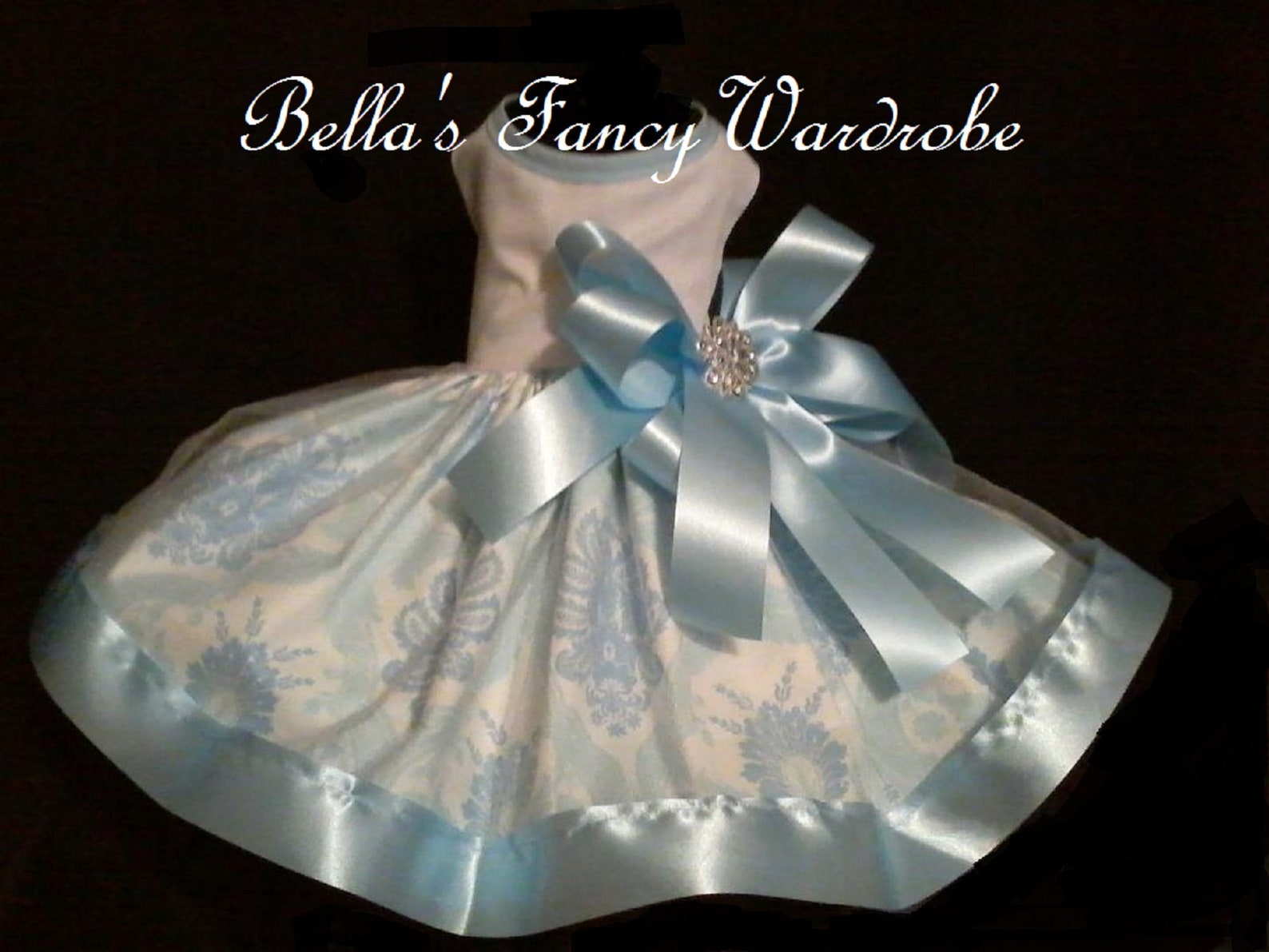 Baby Blue Dog Dress Blue Dog Dress Light Blue Dog Dress Dog Etsy