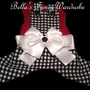Checkered dog romper, dog romper, dog jumper, dog clothes, pants for dogs, romper for dogs, jumper for dogs, plaid dog rompers