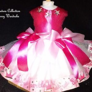 Pink dog dress, white dog dress, dog clothes, dog dreses, dog apparel, dog party dresses