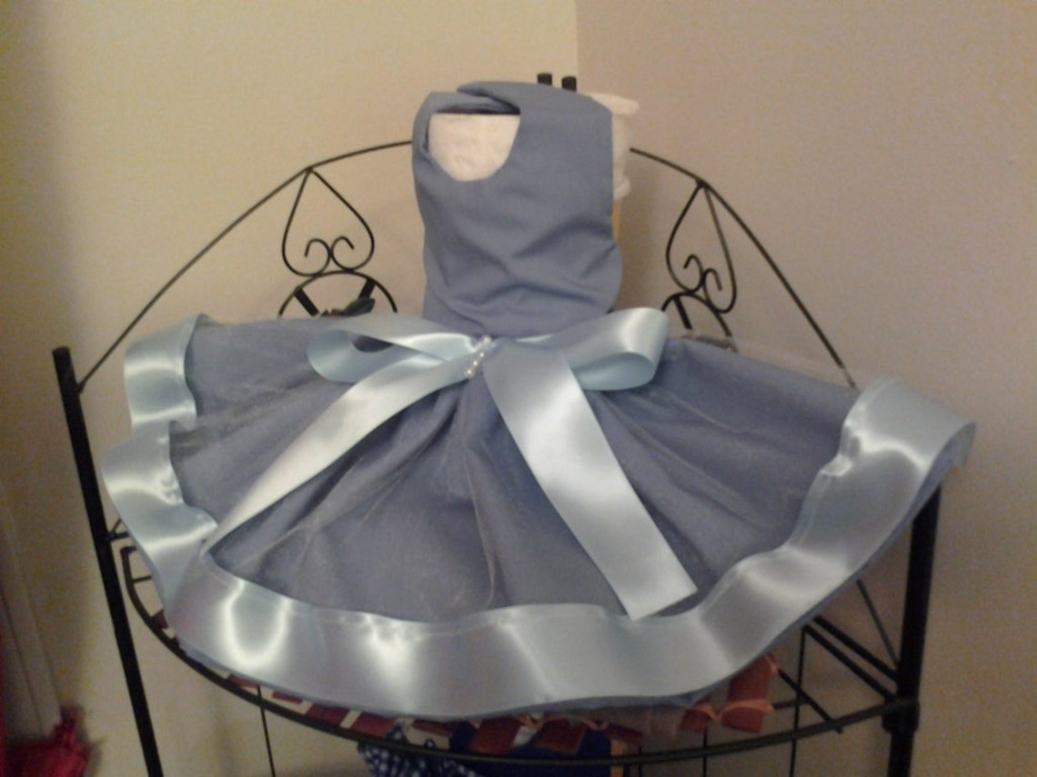 Powder Blue Dog Dress Dog Dresses Dog Dress Dog Clothes Etsy