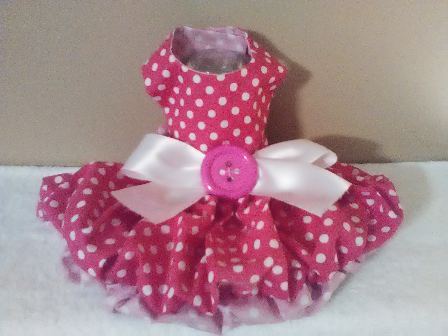 Pink Chicken Jaipur Bubble, Pastel Green Polka Dot