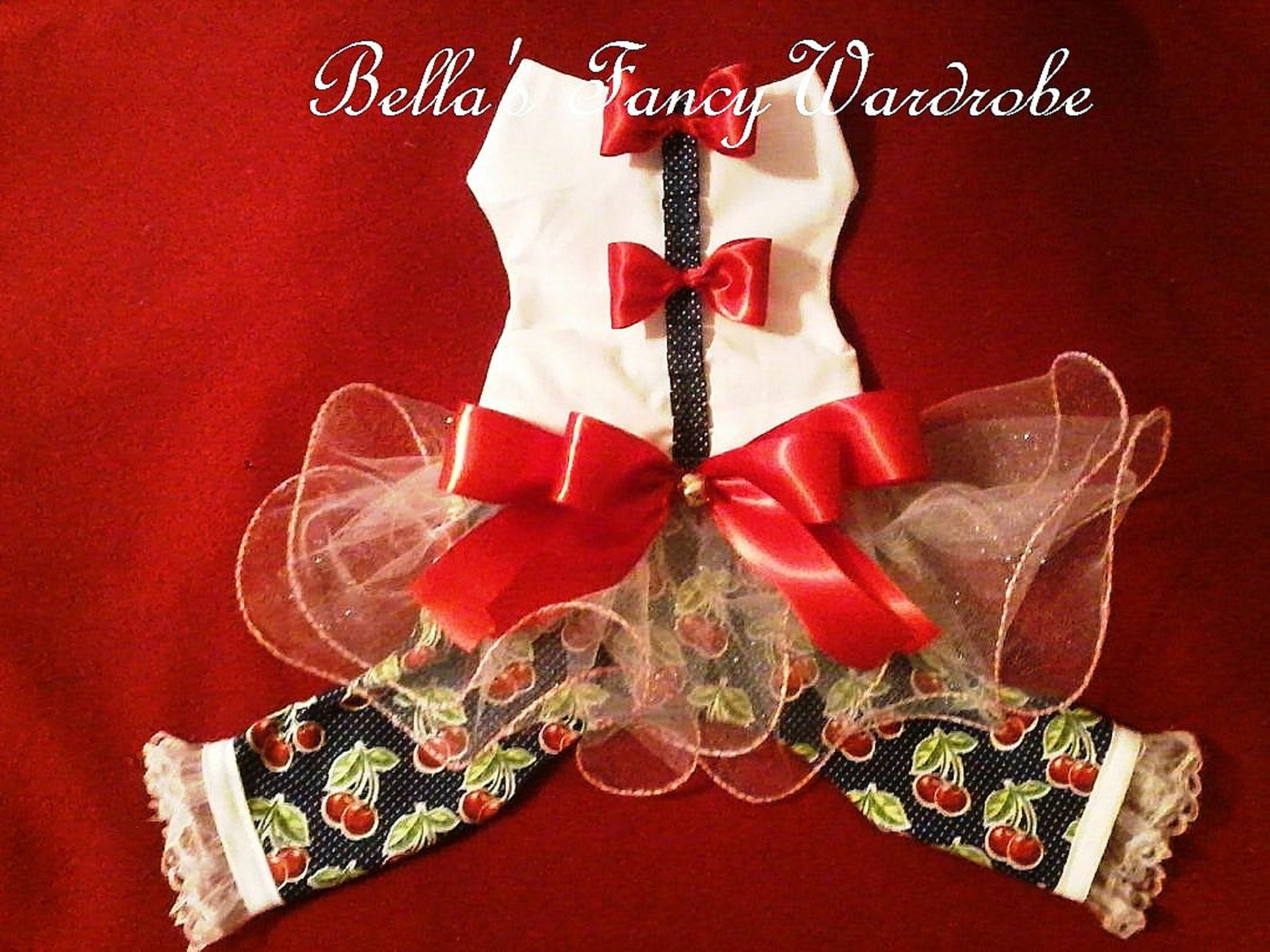 Trotter Street Dog Ruffle Romper main image 0