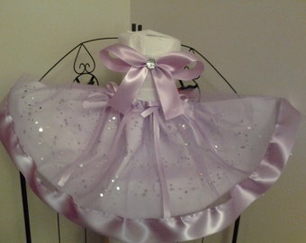 Soft Lavender Beauty!!!!!!  Princess Doggie Dress