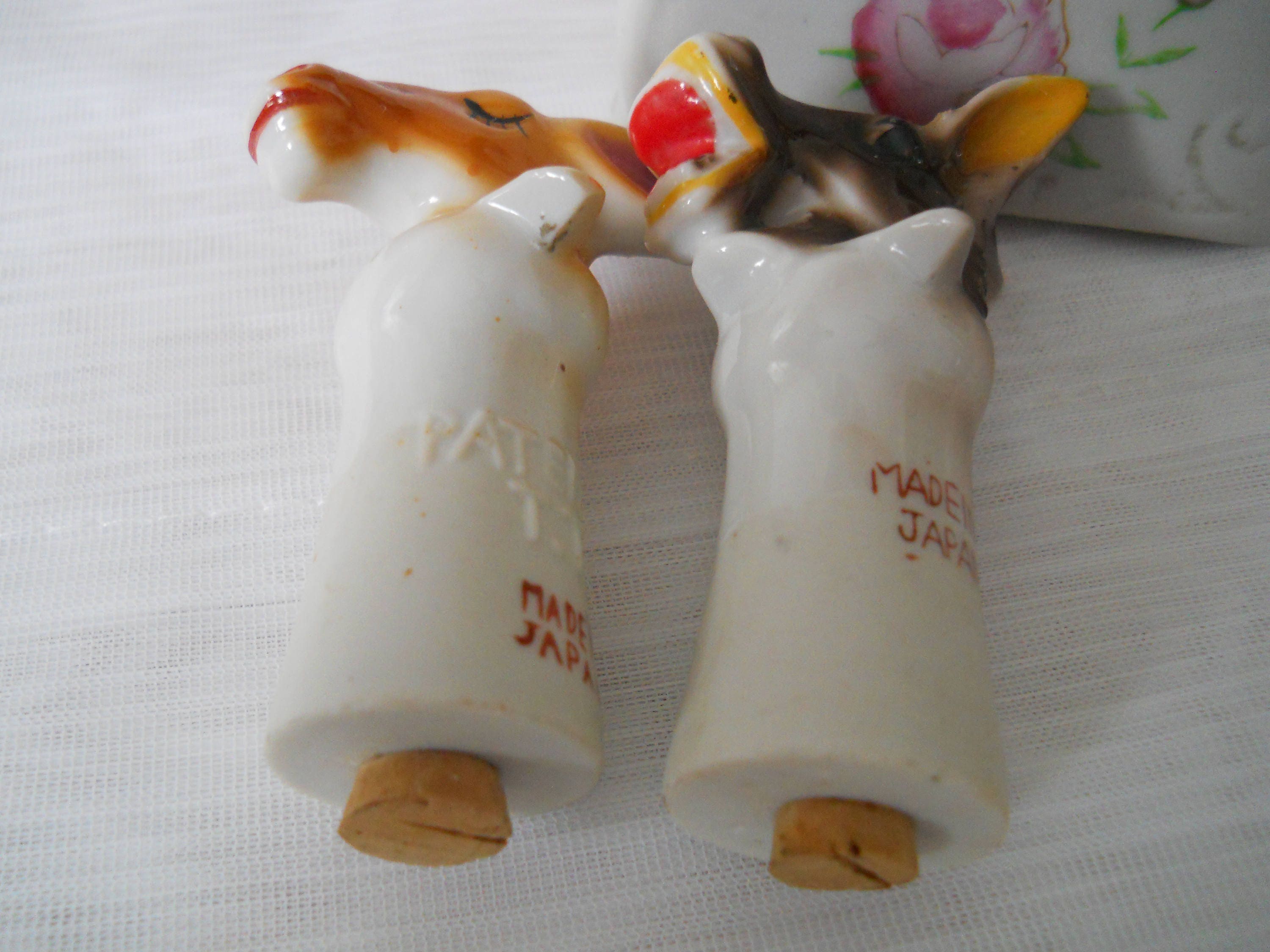 Nodding Donkey Salt and Pepper Shakers vintage, collectible, nodders