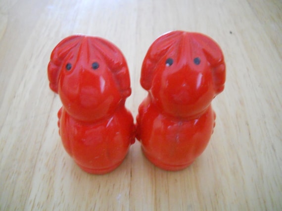 Lobster/Crayfish Salt and Pepper Shakers - vintage, collectible