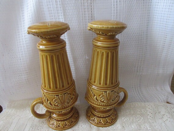 Gambles Extra Large Salt and Pepper Shakers - vintage, collectible, Japan