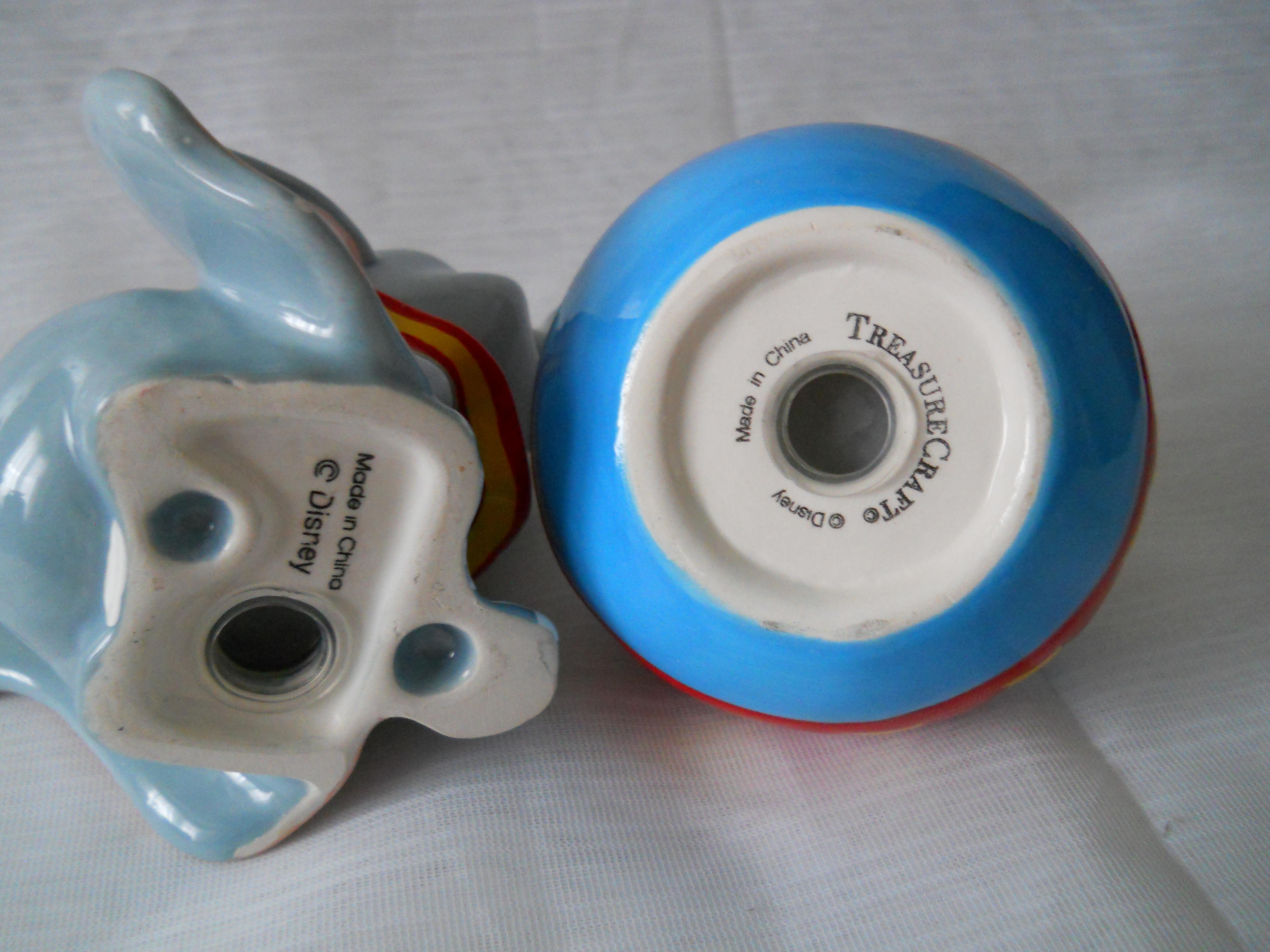 Dumbo Salt and Pepper Shakers vintage, collectible, Disney