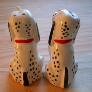 Winking Dogs Salt and Pepper Shakers Vintage Collectible image 2