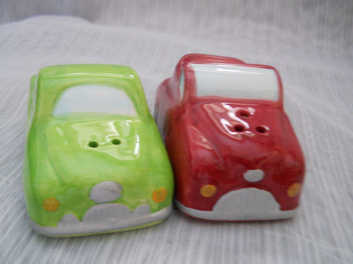 Car and Truck Salt and Pepper Shakers Vintage Collectible | Etsy