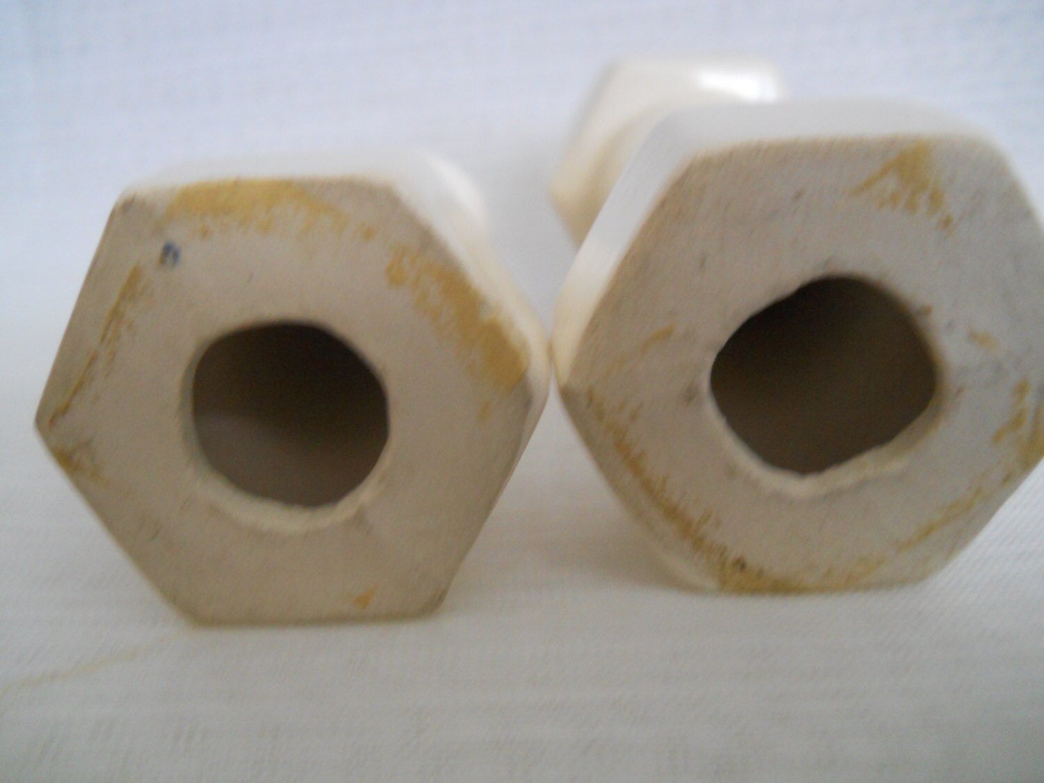 Nut and Bolt Salt and Pepper Shakers vintage, collectible, nuts and bolts