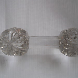 Crystal Starburst Knife Rest - vintage, collectible, tableware