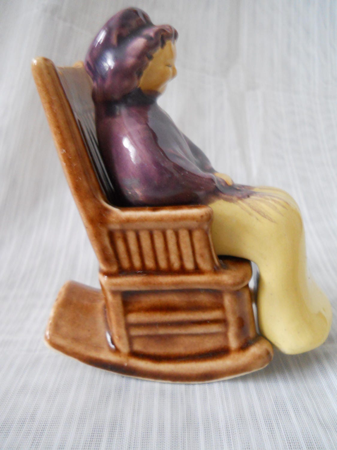 Grandma in Rocking Chair Salt and Pepper Shakers vintage, collectible, Grandma