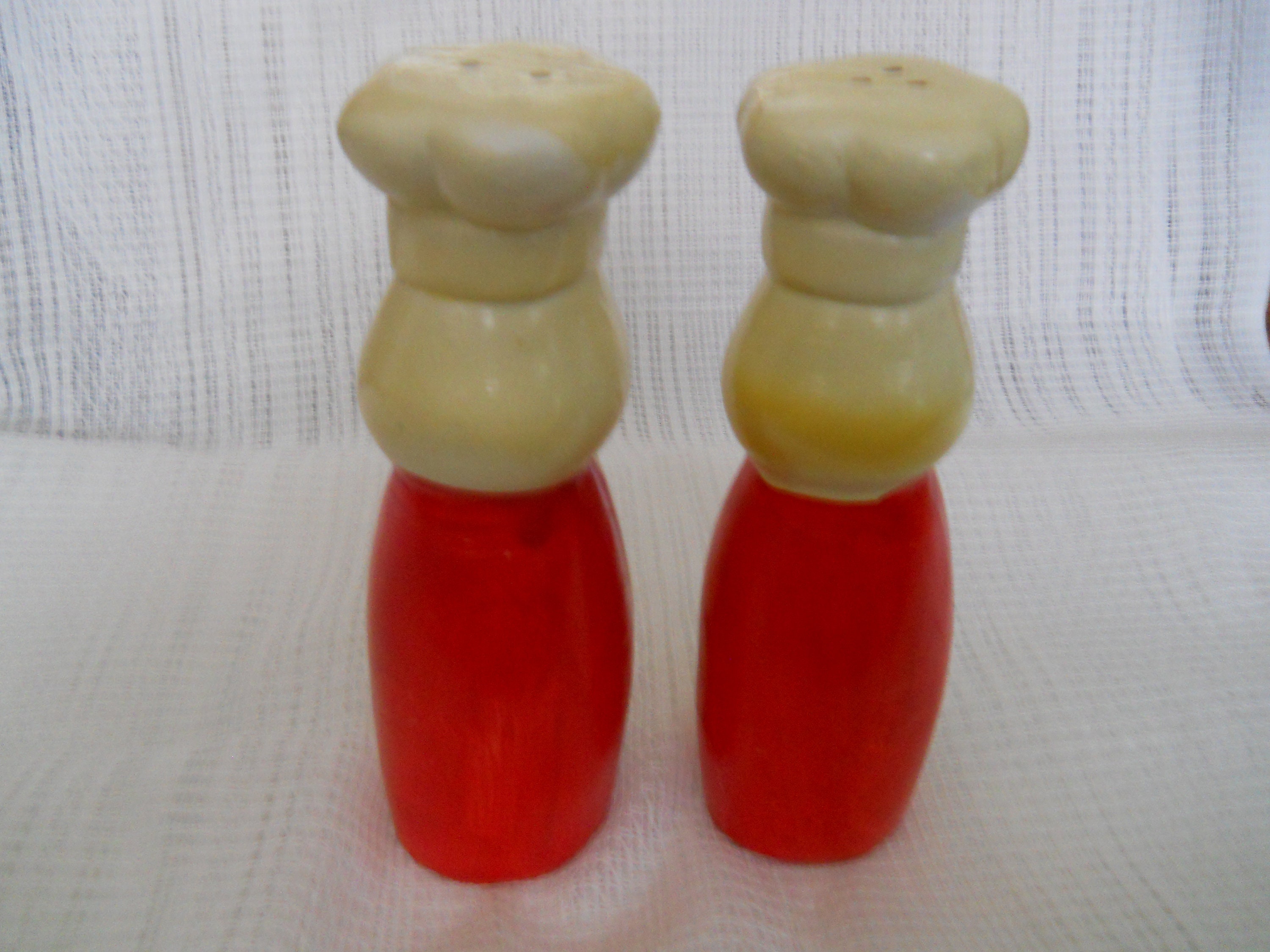 Italian Chef Salt and Pepper Shakers vintage, collectible