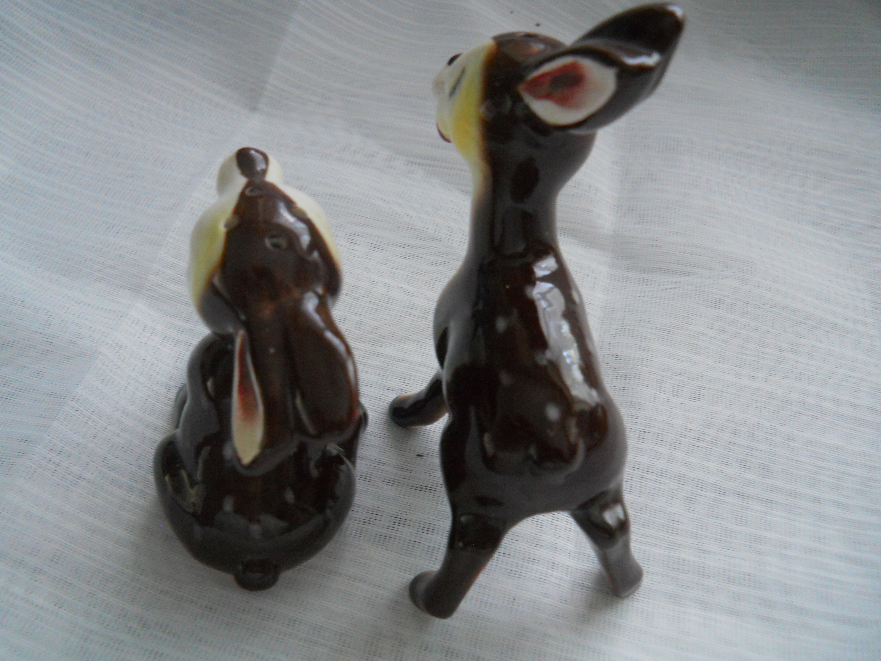 Donkey Salt and Pepper Shakers, vintage, collectible, Japan