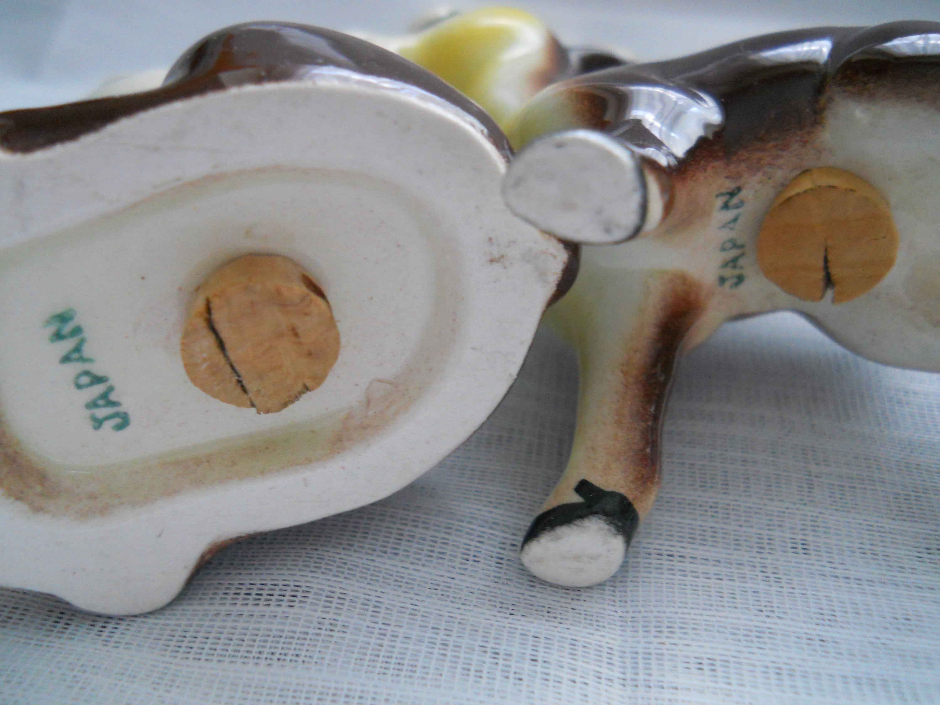 Donkey Salt and Pepper Shakers, vintage, collectible, Japan