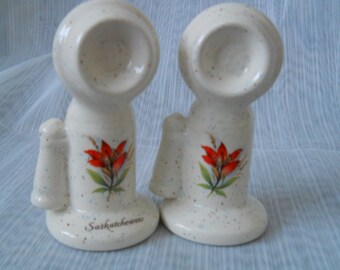 Telefon Salz und Pfefferstreuer - Vintage, Sammlerstück, Souvenir, Saskatchewan